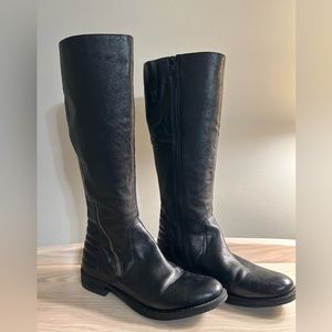 Steve Madden black Abbyy fashion boots